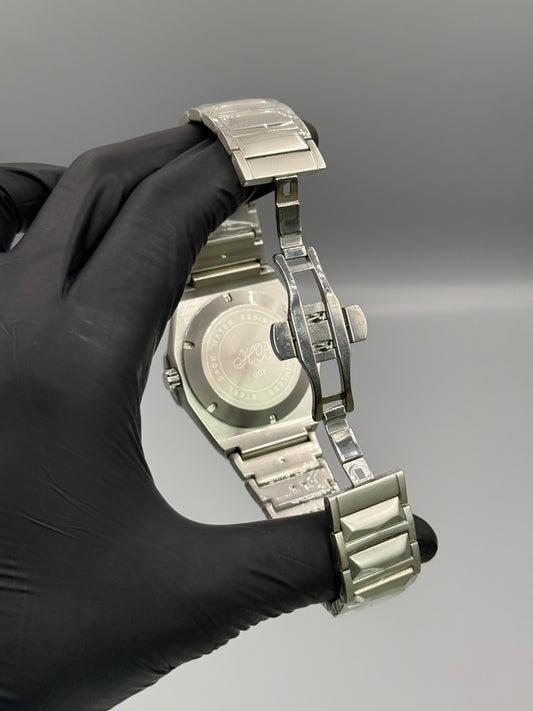 Chrono Style Silver Chain