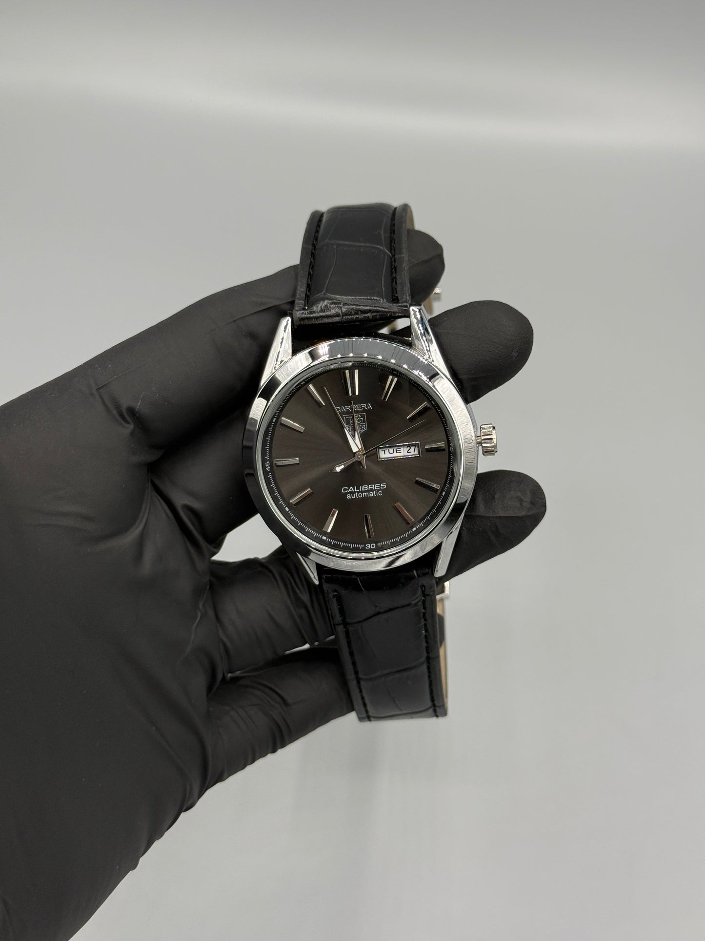 Day Date Leather Strap