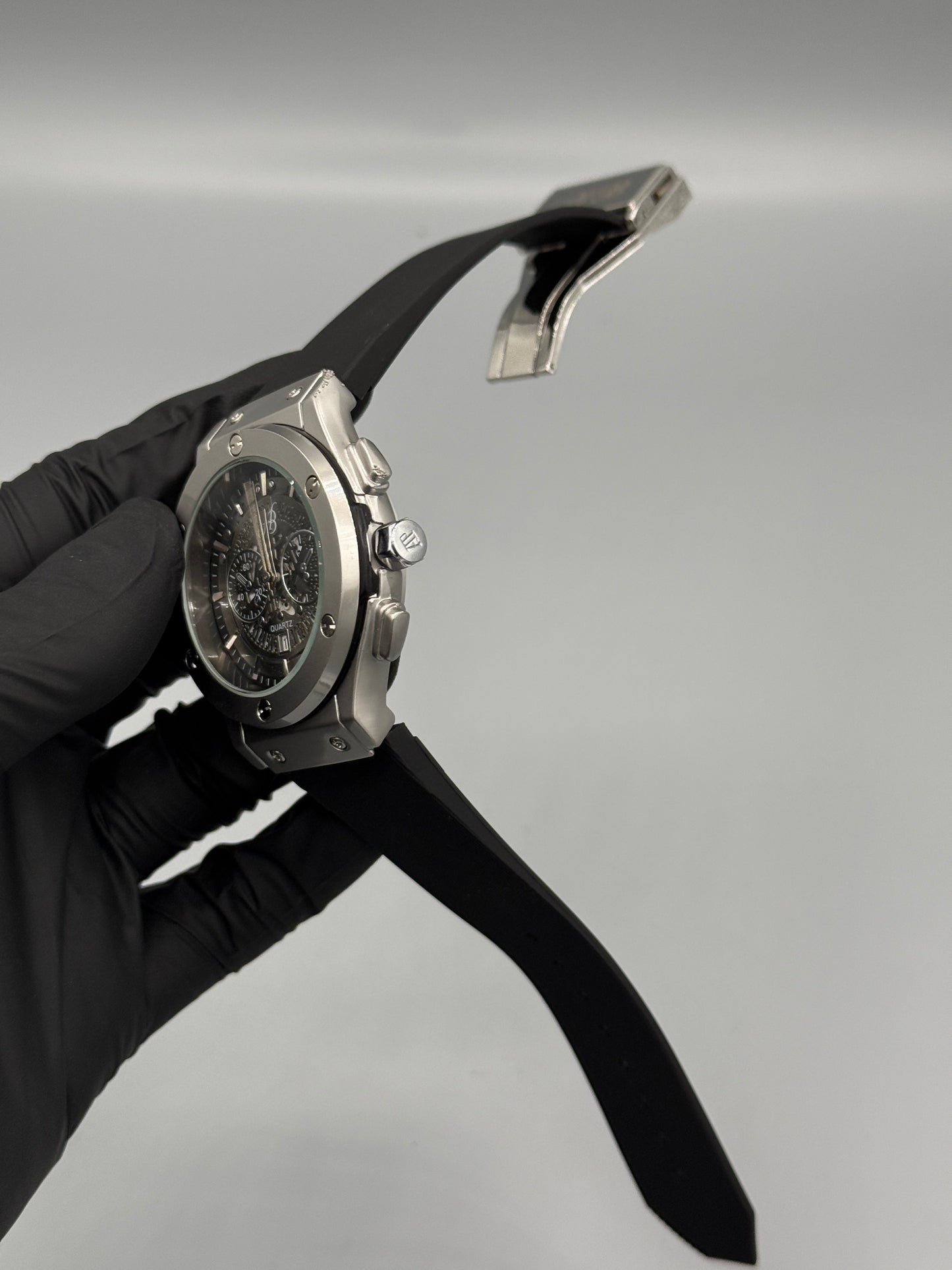 Chrono Style Rubber Strap