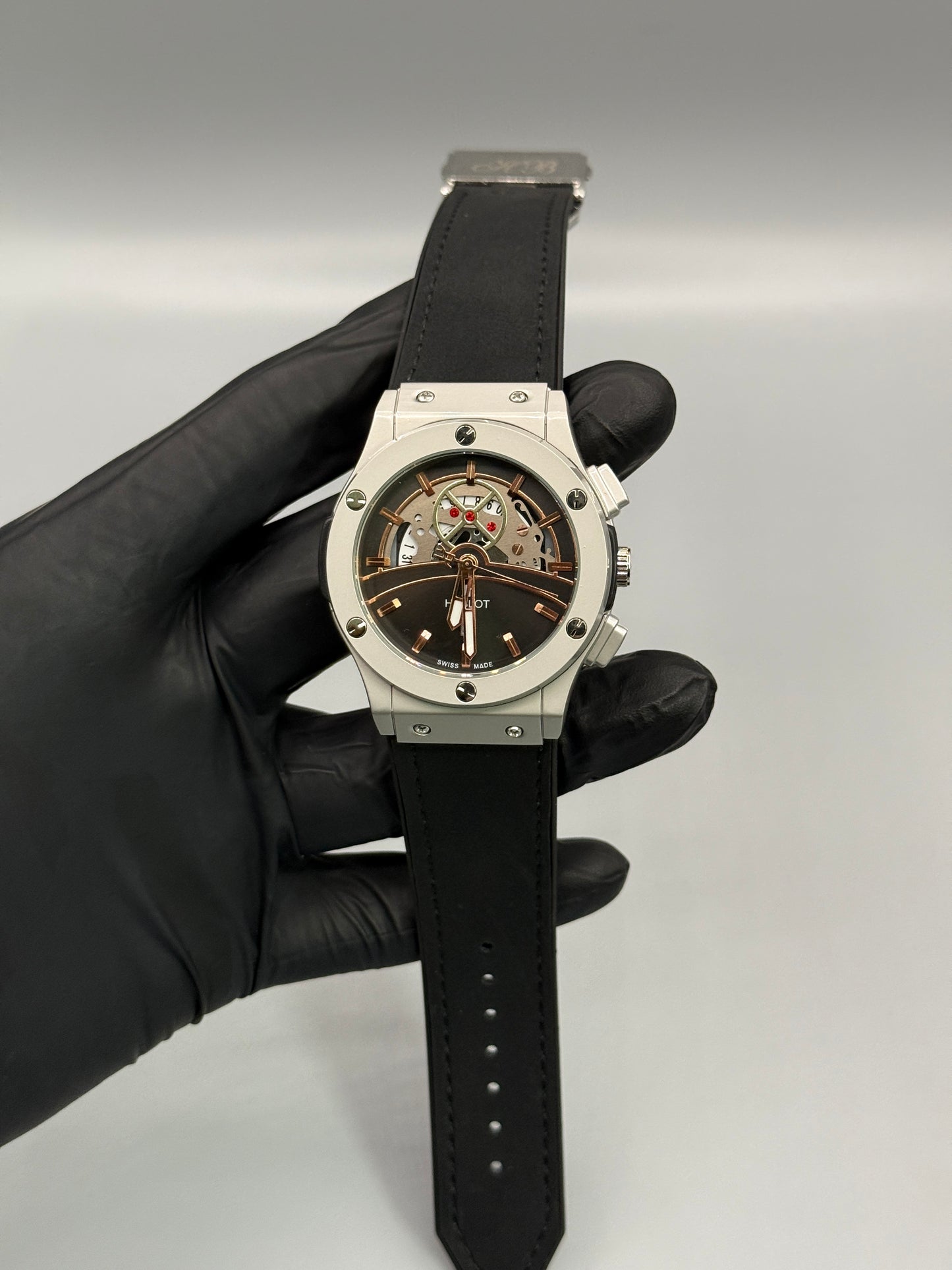 Skeleton Leather Strap