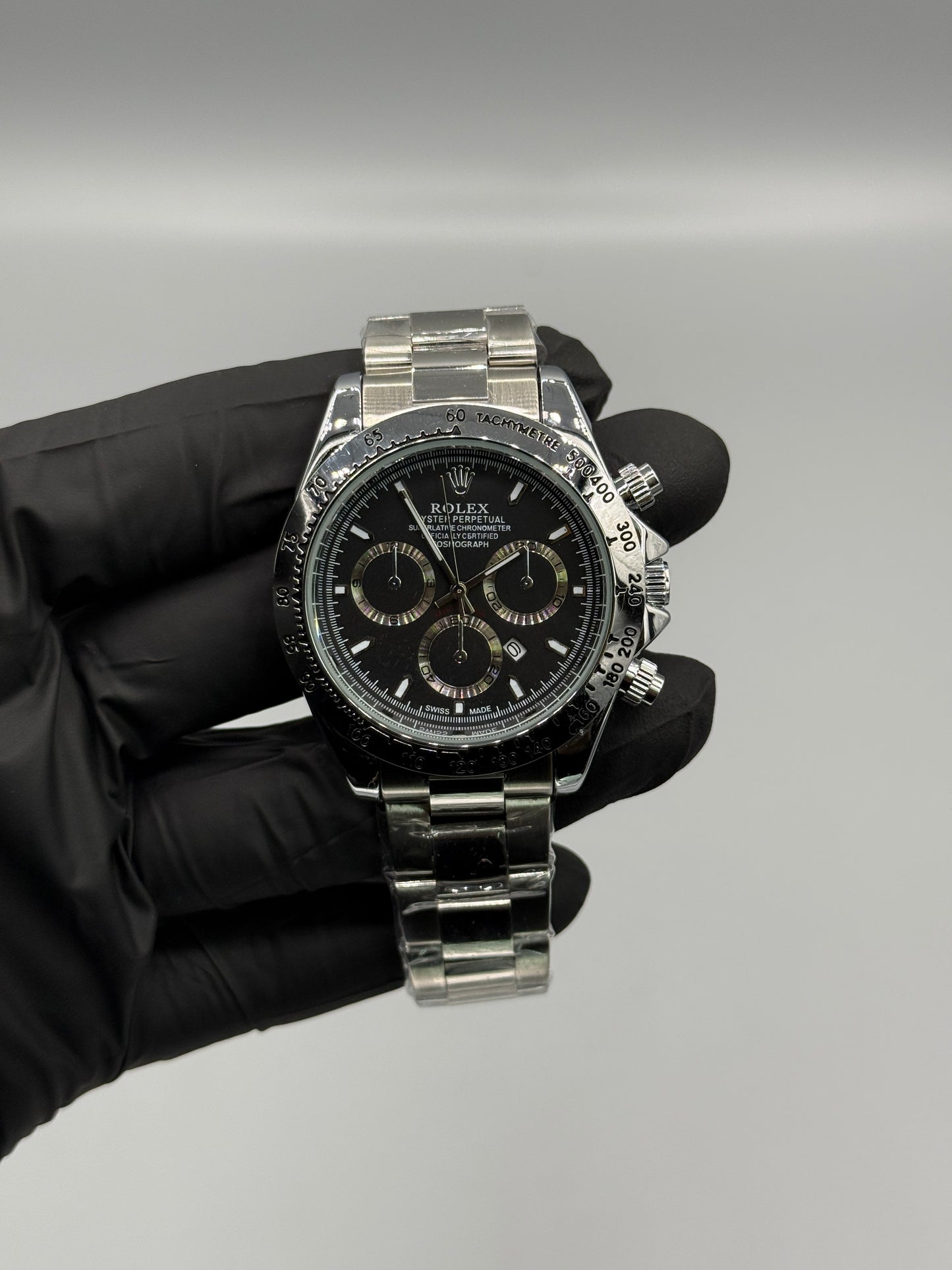 Rolex Daytona Chrono Style Stainless Steel