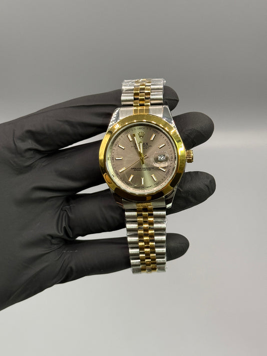 Semi Automatic Date Just Two Tone