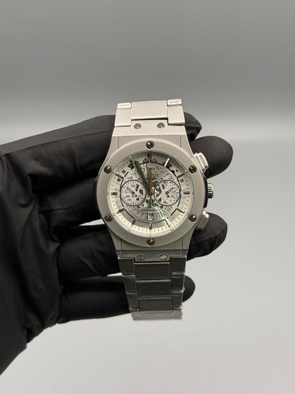 Chrono Style Silver Chain