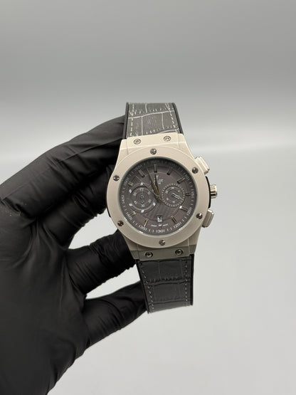 Chrono Style Leather Strap