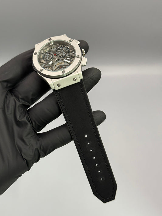 Chrono Style Leather Strap