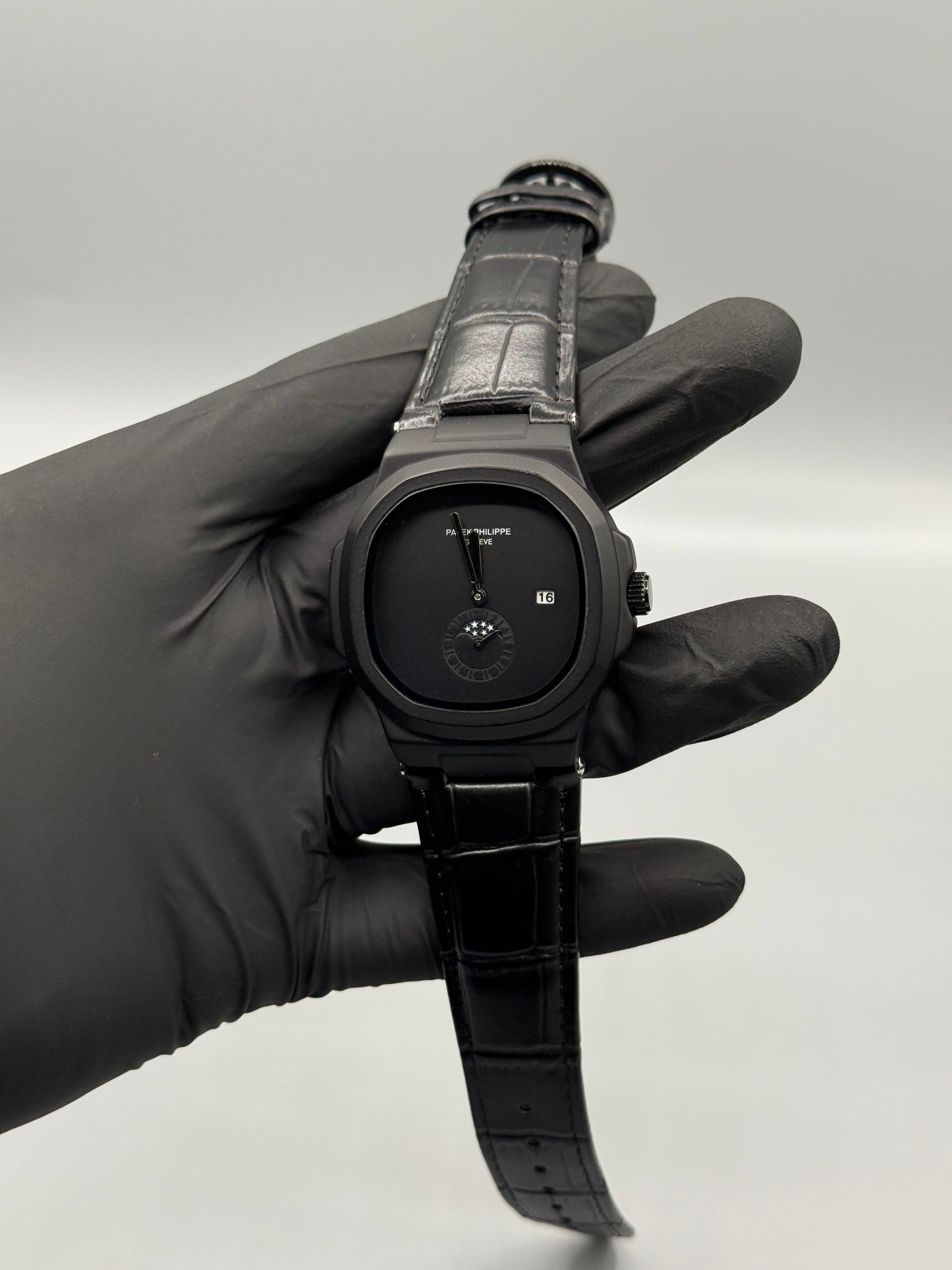 PP Leather Strap Full Black