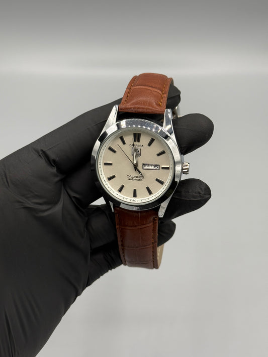 Day Date Leather Strap