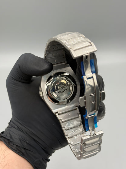 Hublot Diamond Cut Semi Auto Stainless Steel