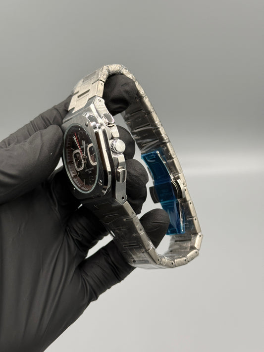 Chronograph Working Silver Chain