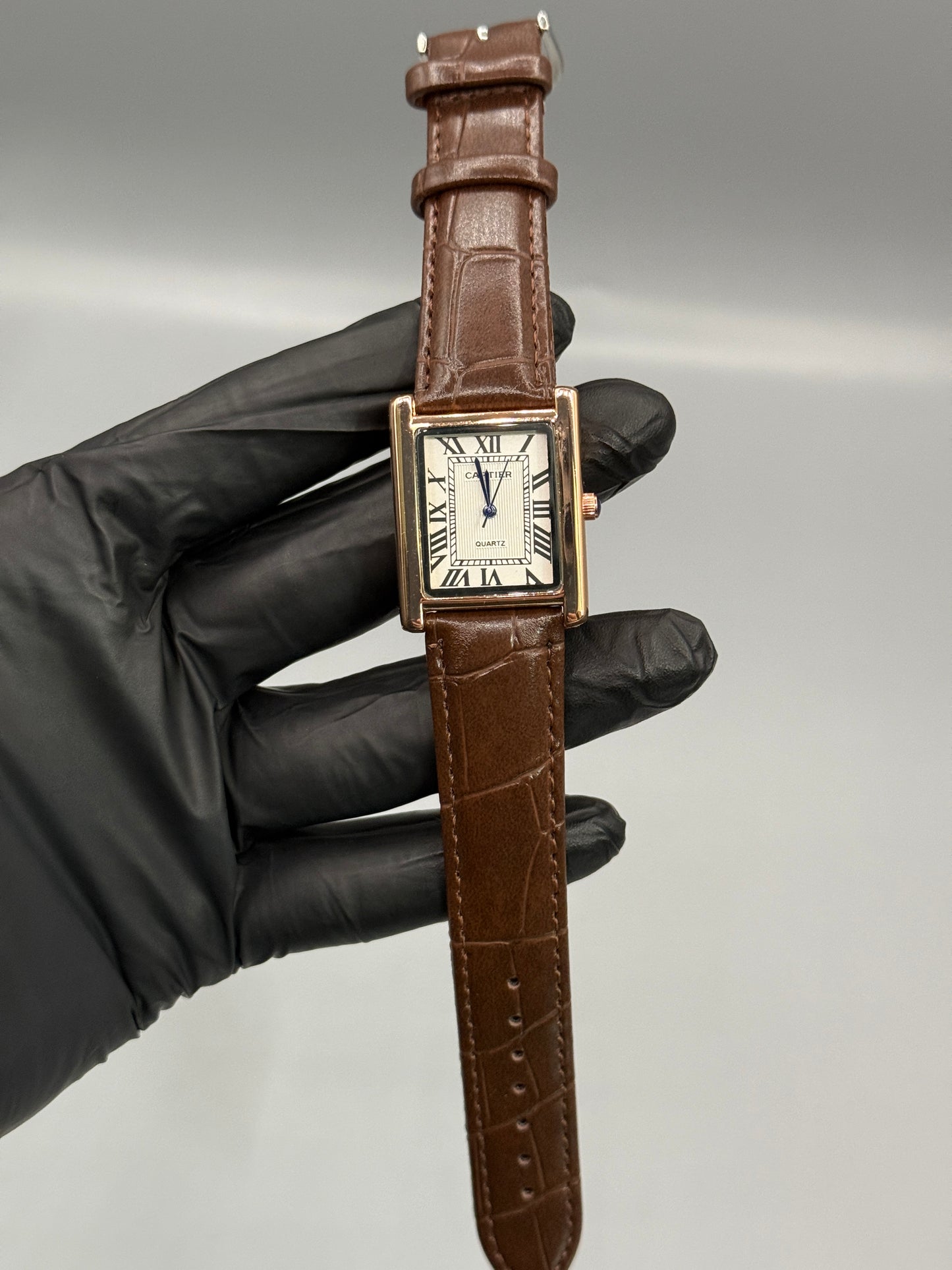 Cartier Tank Watch Leather Strap