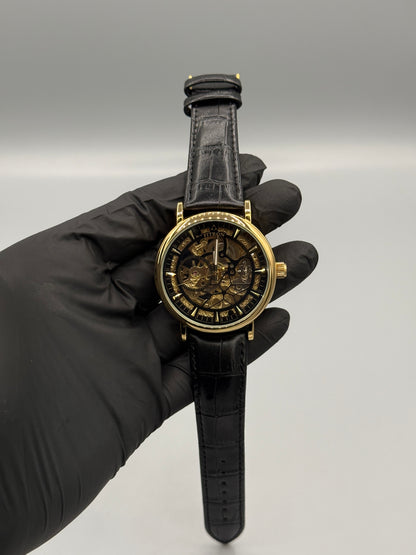 Automatic Skeleton Leather Strap