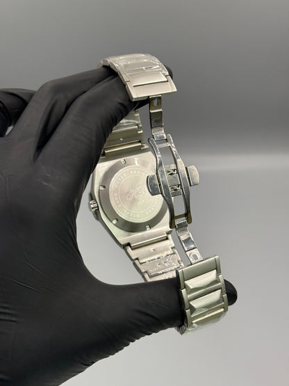 Chrono Style Silver Chain