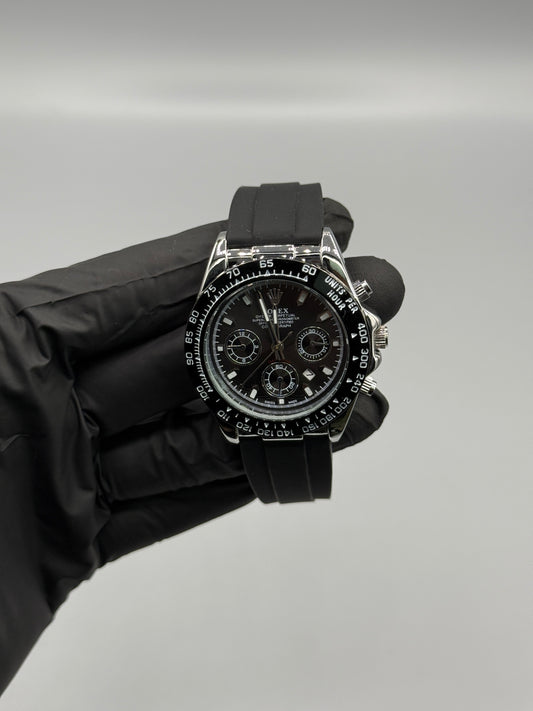 Rotating Dial Rubber Strap