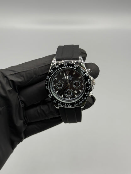 Rotating Dial Rubber Strap